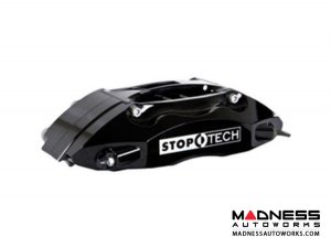 MINI Cooper/ Cooper S Front Big Brake Kit by Stop Tech - ST40 Black Calipers/ Slotted Rotors 328mmx28mm (R52/ 56)